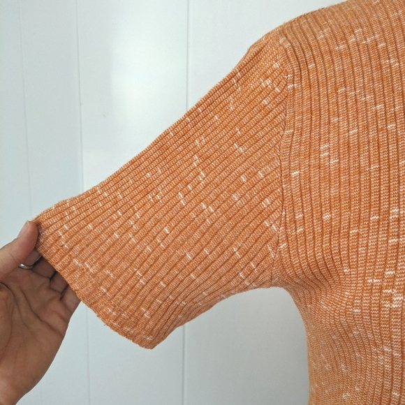 vintage 70's ribbed knit henley t-shirt - Picture 7 of 10